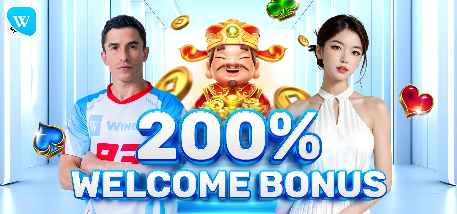 200% Welcome Bonus